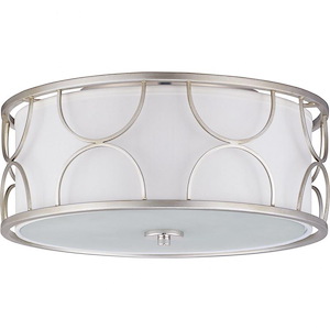 Landree - Close-to-Ceiling Light - 3 Light in Luxe and New Traditional style - 16 Inches wide by 6.63 Inches high - 756700