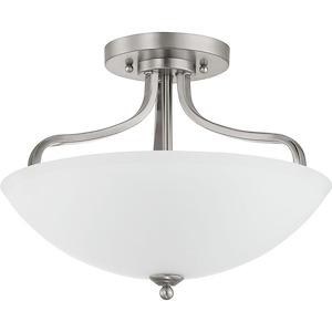 Laird - Close-to-Ceiling Light - 3 Light - Bowl Shade in Transitional and Traditional style - 15.63 Inches wide by 11.75 Inches high