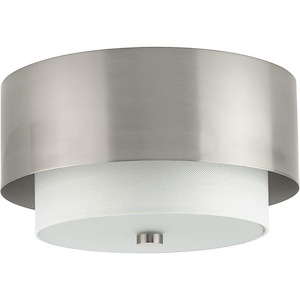 Silva - 30W 2 LED Flush Mount In Industrial Style-7.87 Inches Tall and 14 Inches Wide