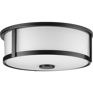 Gilliam - 2 Light Flush Mount In New Traditional Style-4.62 Inches Tall and 12.62 Inches Wide