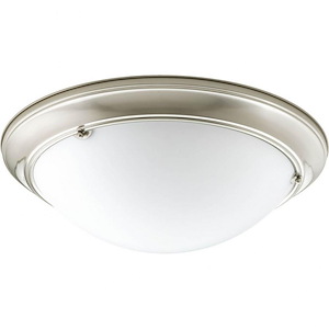 Eclipse - Close-to-Ceiling Light - 3 Light - Bowl Shade in Modern style - 19.38 Inches wide by 5.5 Inches high - 352523