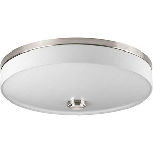 Weaver LED - Close-to-Ceiling Light - 2 Light - Drum Shade in Transitional style - 16 Inches wide by 4 Inches high - 520358
