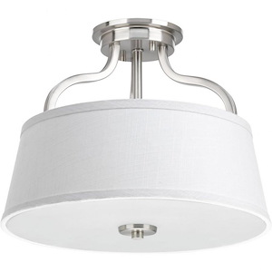 Arden - Close-to-Ceiling Light - 2 Light in Farmhouse style - 14 Inches wide by 11.38 Inches high - 520412