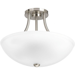 Gather - Close-to-Ceiling Light - 2 Light - Bowl Shade in Transitional and Traditional style - 12.88 Inches wide by 10.38 Inches high - 520410