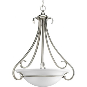 Torino - 3 Light - Bowl Shade in Transitional style - 22 Inches wide by 27 Inches high