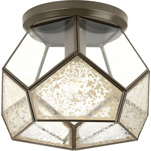 Cinq - Close-to-Ceiling Light - 1 Light in Bohemian and Farmhouse style - 12 Inches wide by 9.25 Inches high - 930280