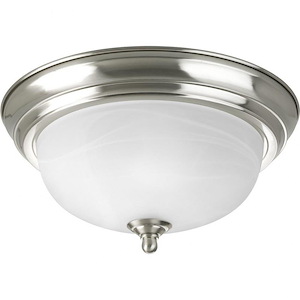 Dome Glass - 5.5 Inch Height - Close-to-Ceiling Light - 1 Light - Bowl Shade - Line Voltage - Damp Rated