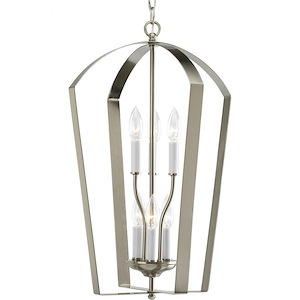 Gather - 6 Light in Transitional and Traditional style - 15 Inches wide by 24 Inches high