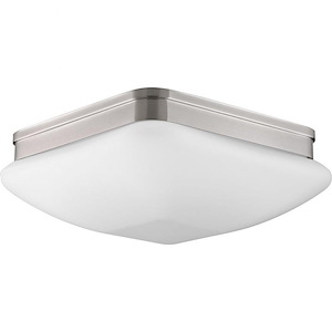 Appeal - Close-to-Ceiling Light - 3 Light - Square Shade in Modern style - 13 Inches wide by 5 Inches high - 520402