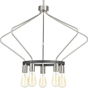 Hangar - Chandeliers Light - 5 Light in Farmhouse style - 30 Inches wide by 19.75 Inches high