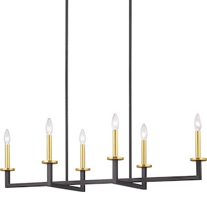 Blakely - Chandeliers Light - 6 Light in Modern style - 40 Inches wide by 15.63 Inches high - 756618