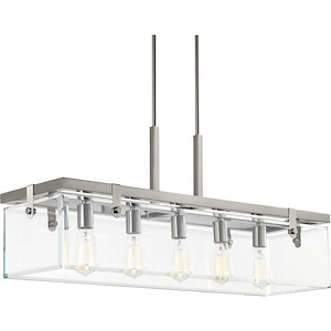 Glayse - Chandeliers Light - 5 Light - Beveled Shade in Luxe and Modern style - 36.75 Inches wide by 15.75 Inches high - 687732