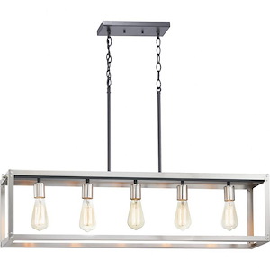 Union Square - Chandeliers Light - 5 Light in Coastal style - 38 Inches wide by 9.75 Inches high - 756775