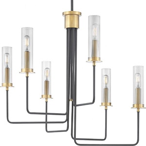 Rainey - Chandeliers Light - 6 Light in Modern style - 28 Inches wide by 25.25 Inches high