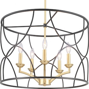 Landree - Chandeliers Light - 5 Light in Luxe and New Traditional style - 23 Inches wide by 16 Inches high - 756697