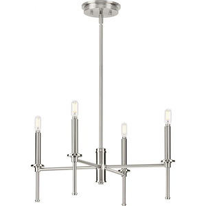 Elara - 4 Light Chandelier In New Traditional Style-10.37 Inches Tall and 22.87 Inches Wide - 1100785