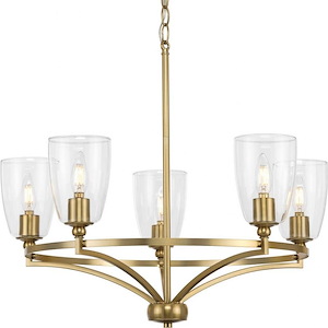 Parkhurst - 5 Light Chandelier In New Traditional Style-12.5 Inches Tall and 25.25 Inches Wide