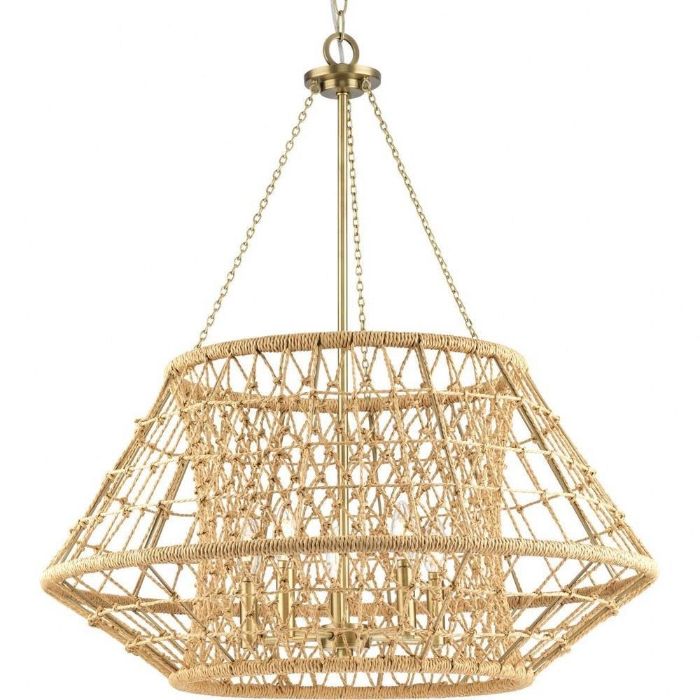 Progress Lighting Laila 4-Light Coastal Chandelier