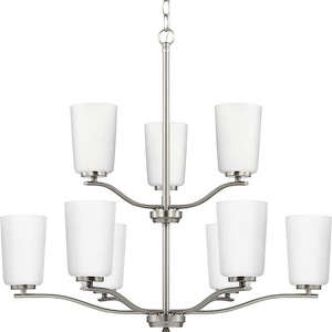 Adley - 9 Light Linear Chandelier In Contemporary Style-26.12 Inches Tall and 28 Inches Wide - 1302170