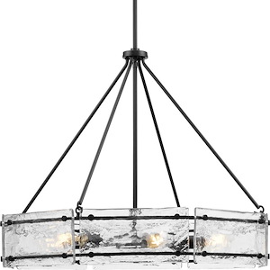 Rivera - 6 Light Chandelier In Modern Style-24 Inches Tall and 30 Inches Wide