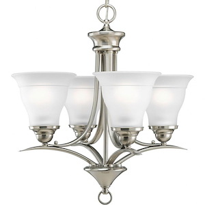 Trinity - Chandeliers Light - 4 Light in Transitional and Traditional style - 19 Inches wide by 20.5 Inches high