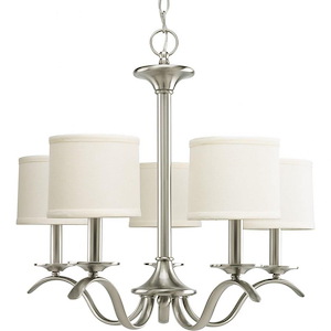 Inspire - Chandeliers Light - 5 Light - Drum Shade in Transitional and Traditional style - 22.81 Inches wide by 20 Inches high