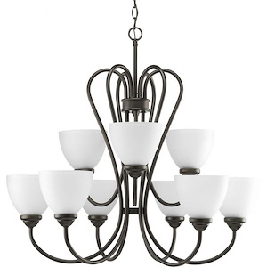 Heart - Chandeliers Light - 9 Light in Farmhouse style - 29.81 Inches wide by 27.75 Inches high