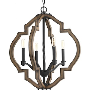 Spicewood - Chandeliers Light - 4 Light in Farmhouse style - 22 Inches wide by 24.5 Inches high