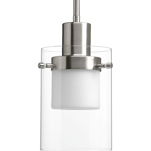 Moderna LED - Pendants Light - 1 Light in Mid-Century Modern style - 5.75 Inches wide by 9.5 Inches high