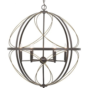 Brandywine - Pendants Light - 6 Light in Farmhouse style - 28 Inches wide by 31.88 Inches high