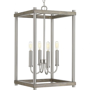 Fontayne - Pendants Light - 4 Light in Farmhouse style - 14 Inches wide by 25 Inches high