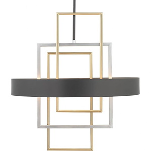 Adagio - Pendants Light - 6 Light in Luxe and Modern style - 24 Inches wide by 26 Inches high
