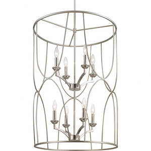Landree - 8 Light in Luxe and New Traditional style - 23 Inches wide by 33.5 Inches high