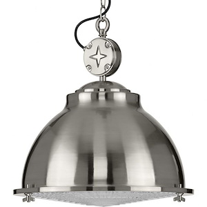 Medal - Pendants Light - 1 Light in Coastal style - 17.38 Inches wide by 17.63 Inches high