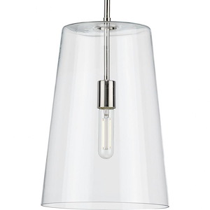 Clarion - Pendants Light - 1 Light - Cone Shade in Coastal style - 10.5 Inches wide by 15.88 Inches high