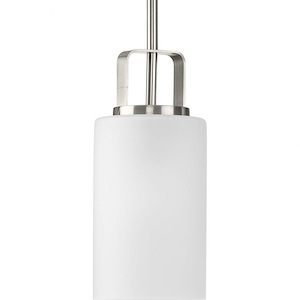 League - 1 Light Pendant In Modern Craftsman Style-11 Inches Tall and 5 Inches Wide