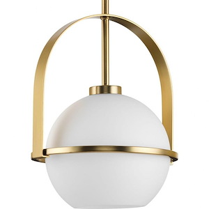 Delayne - 1 Light Pendant In Mid-Century Modern Style-12.37 Inches Tall and 9.37 Inches Wide - 1100825