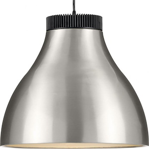 Radian - 30W 1 LED Pendant In Modern Style-14 Inches Tall and 16 Inches Wide