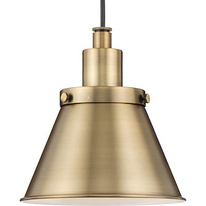 Hinton - 1 Light Pendant In Farmhouse Style-8.62 Inches Tall and 8.25 Inches Wide