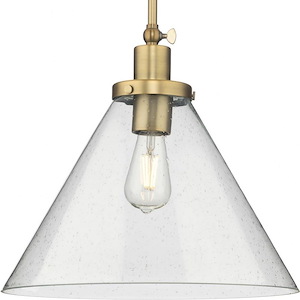 Hinton - 1 Light Pendant In Farmhouse Style-14 Inches Tall and 16 Inches Wide - 1284095