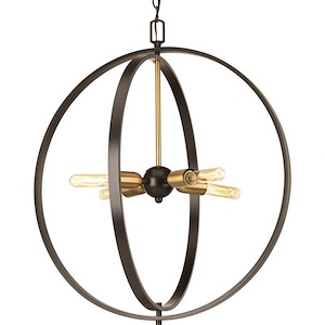Swing - Pendants Light - 4 Light in Bohemian and Farmhouse style - 25 Inches wide by 28.25 Inches high - 495775