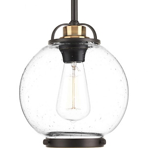 Chronicle Mini-Pendant 1 Light in Coastal style - 8 Inches wide by 9 Inches high - 1211471