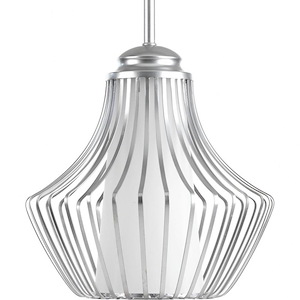 Finn - Pendants Light - 1 Light in Bohemian and Mid-Century Modern style - 10 Inches wide by 10.5 Inches high