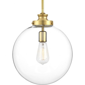 Penn - Pendants Light - 1 Light in Farmhouse style - 12 Inches wide by 15 Inches high - 544199