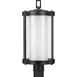Irondale - Outdoor Light - 1 Light - Curved Panels Shade in Modern Craftsman and Urban Industrial style - 9.5 Inches wide by 20.5 Inches high