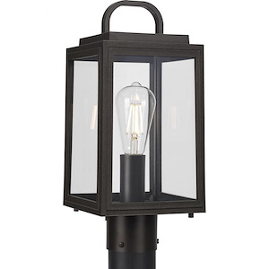 Grandbury - 1 Light Outdoor Post Lantern In Transitional Style made with Durashield for Coastal Environments