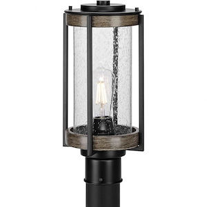 Whitmire - 1 Light Outdoor Post Lantern In Farmhouse Style-15.63 Inches Tall and 7.37 Inches Wide
