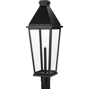 Richmond Hill - 1 Light Outdoor Post Lantern In Modern Style-26.5 Inches Tall and 9.25 Inches Wide - 1302218