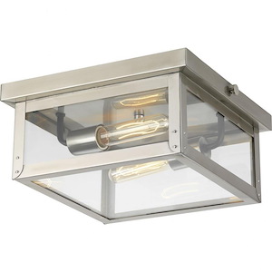 Union Square - Outdoor Light - 2 Light in Farmhouse style - 12.38 Inches wide by 5.5 Inches high