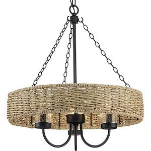 Pembroke - 3 Light Outdoor Chandelier In Coastal Style-21.5 Inches Tall and 20 Inches Wide